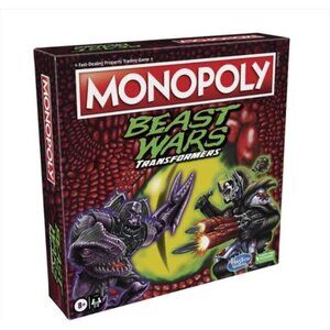 Monopoly Beast Wars Transformers Edition Property Trading  Hasbro New Sealed